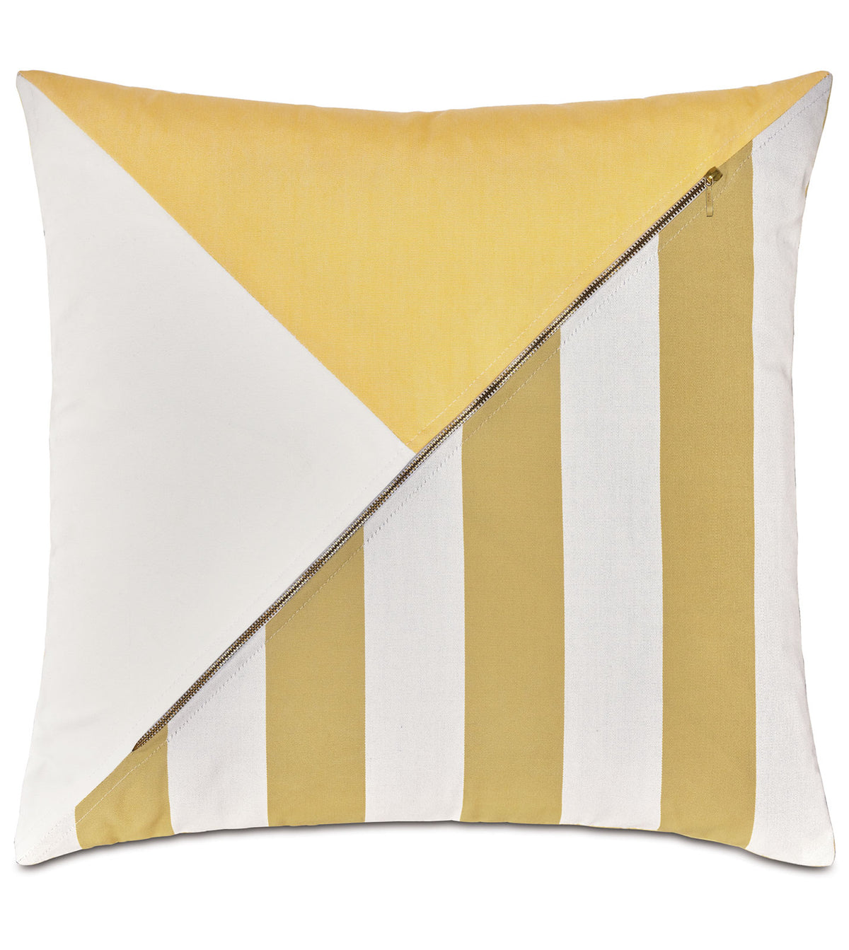 SAIL COLORBLOCK DECORATIVE PILLOW IN YELLOW