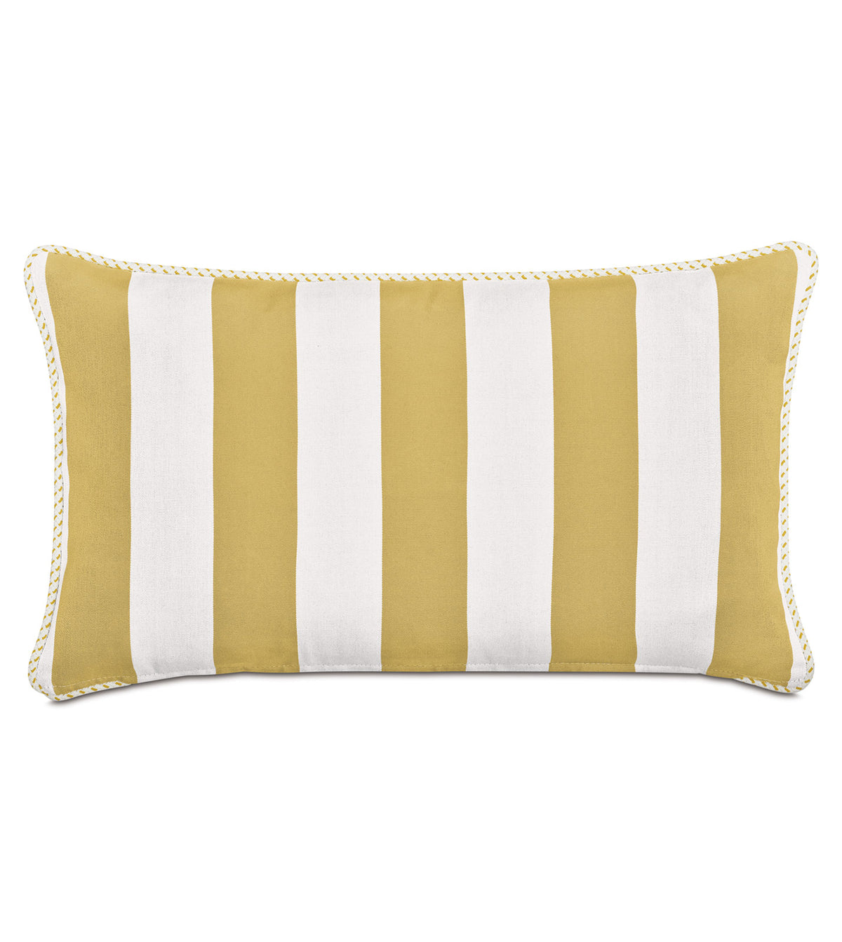 RIPTIDE STRIPED DECORATIVE POLLOW IN SUNSHINE