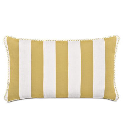 RIPTIDE STRIPED DECORATIVE POLLOW IN SUNSHINE