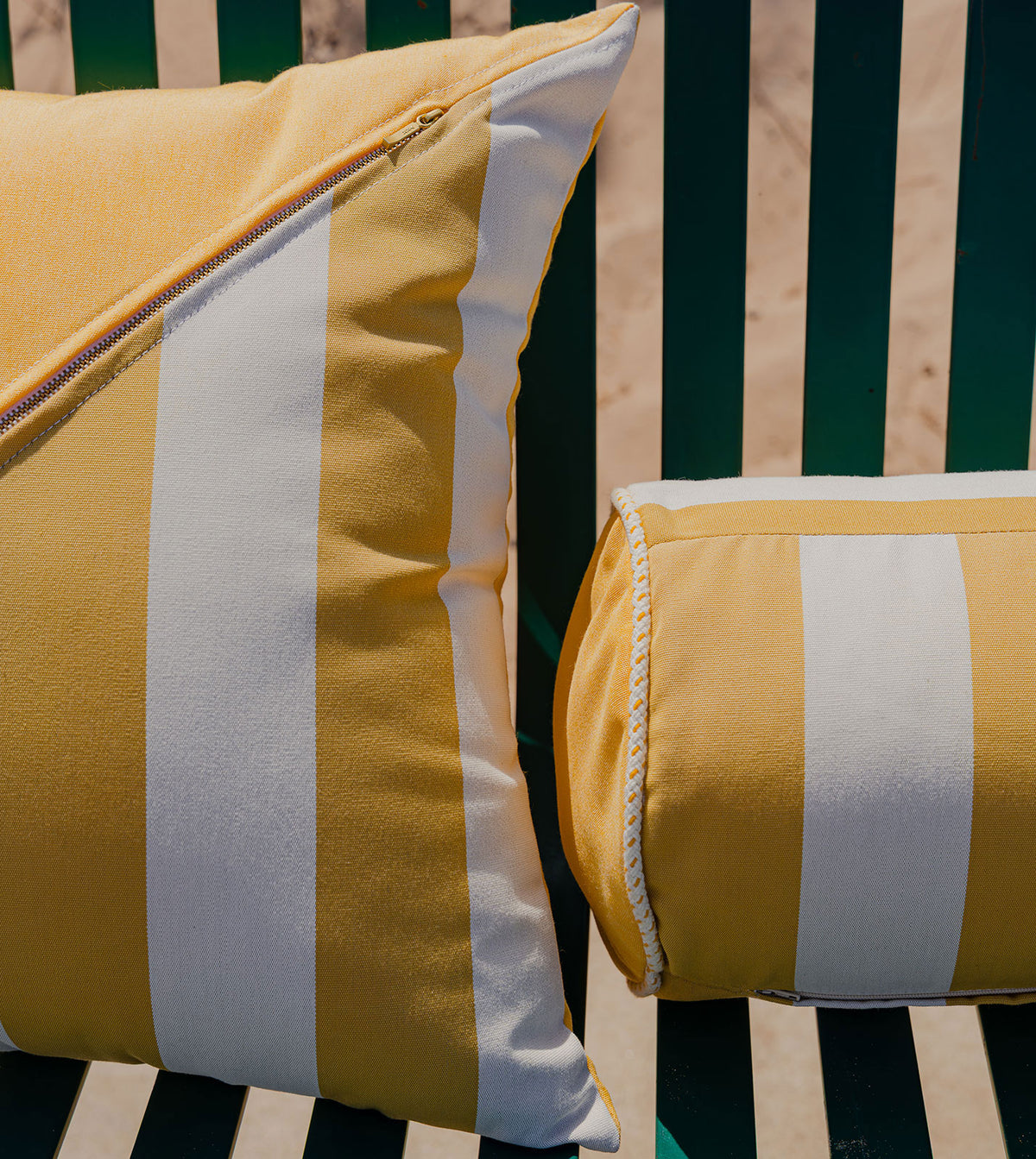 RIPTIDE NECKROLL PILLOW IN SUNSHINE