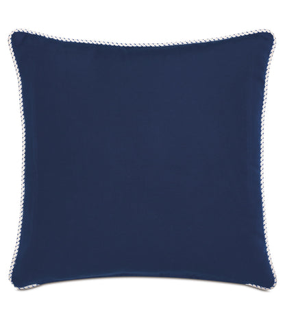 WICKING ANCHOR DECORATIVE PILLOW IN INDIGO