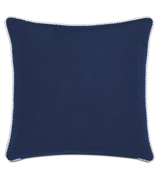 WICKING ANCHOR DECORATIVE PILLOW IN INDIGO