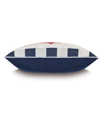 WICKING ANCHOR DECORATIVE PILLOW IN INDIGO