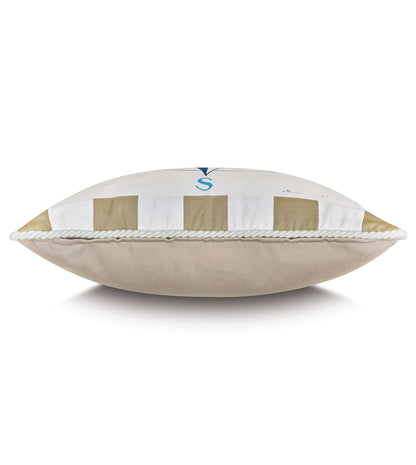 WICKING COMPASS DECORATIVE PILLOW