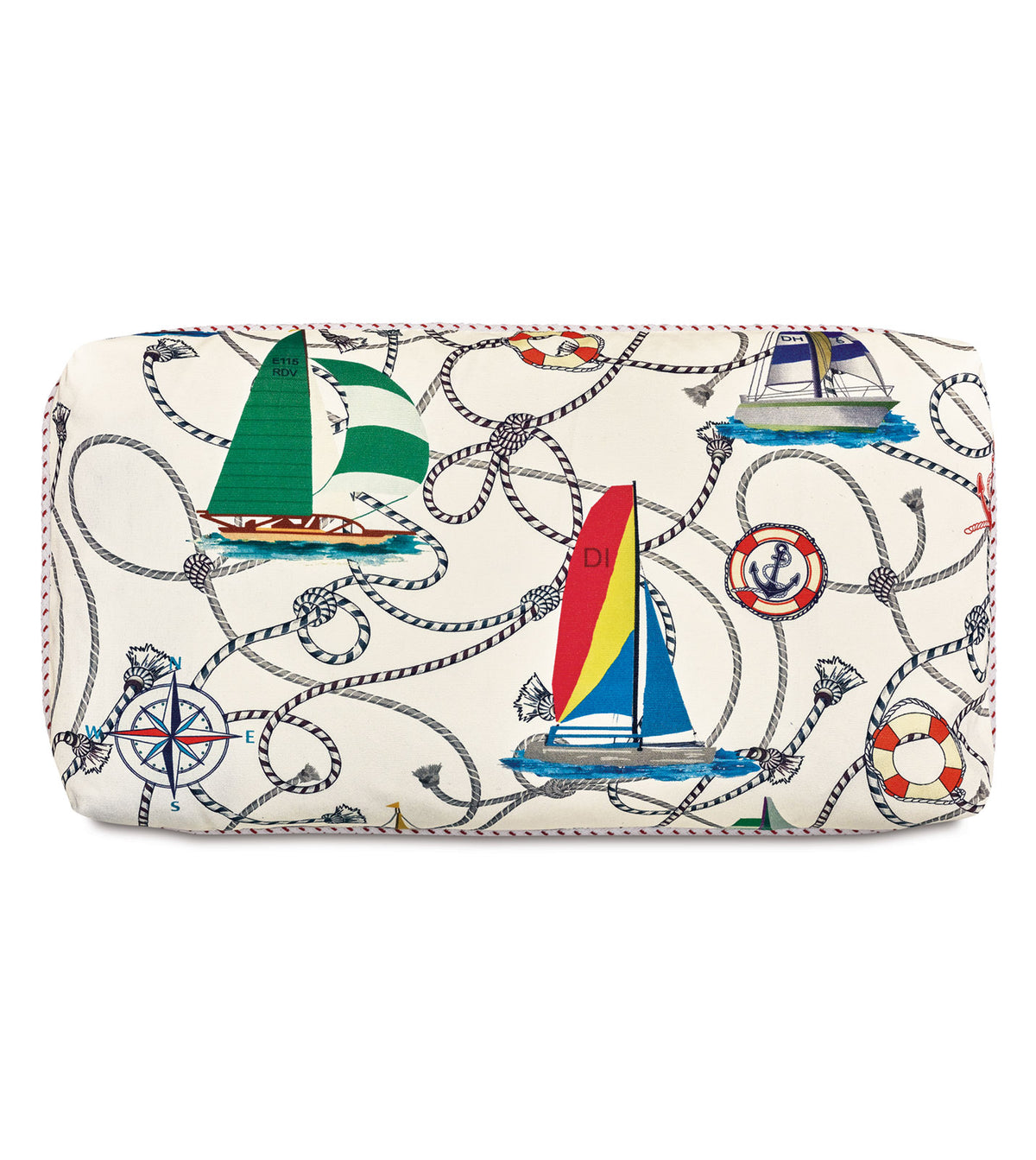 SARDINIA NAUTICAL DECORATIVE PILLOW IN CLOUD