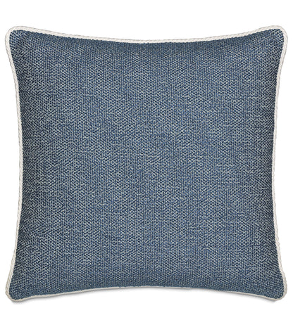 DOWNWIND WOVEN DECORATIVE PILLOW IN DENIM
