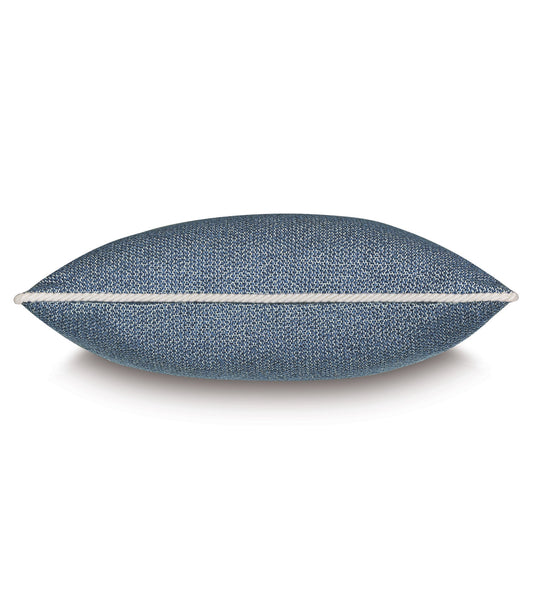 DOWNWIND WOVEN DECORATIVE PILLOW IN DENIM