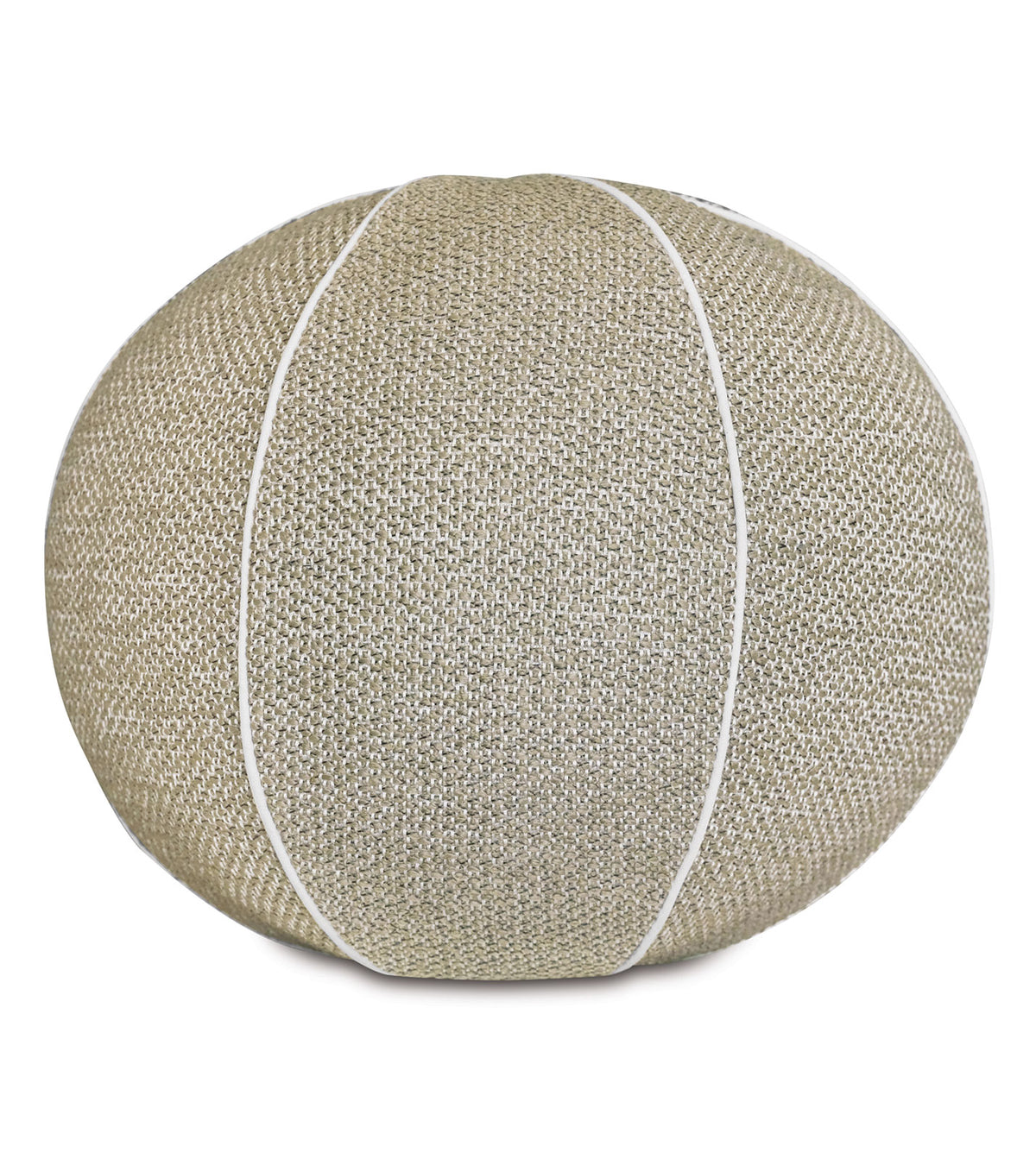 DOWNWIND SPHERICAL DECORATIVE PILLOW IN NATURAL