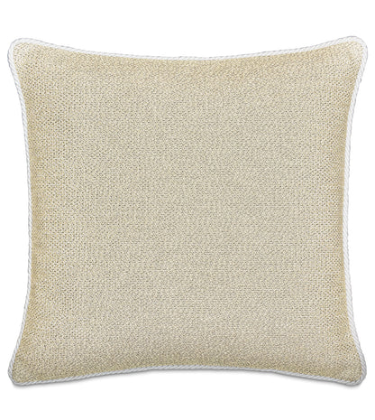 DOWNWIND WOVEN DECORATIVE PILLOW IN CREAM