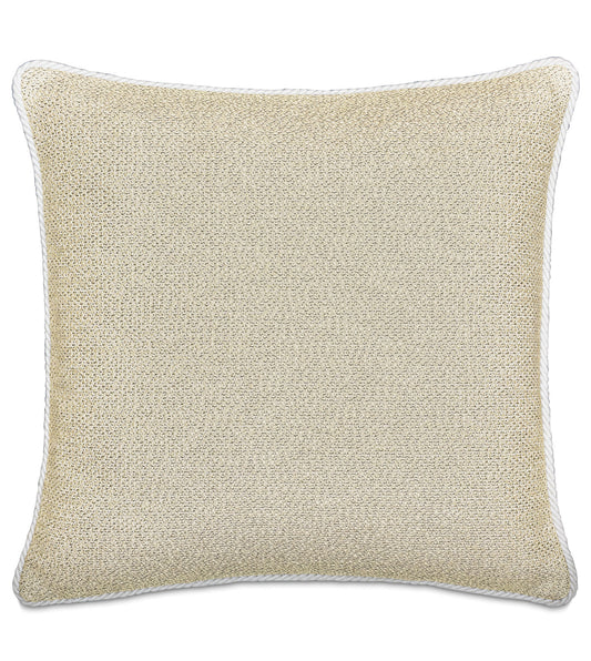 DOWNWIND WOVEN DECORATIVE PILLOW IN CREAM