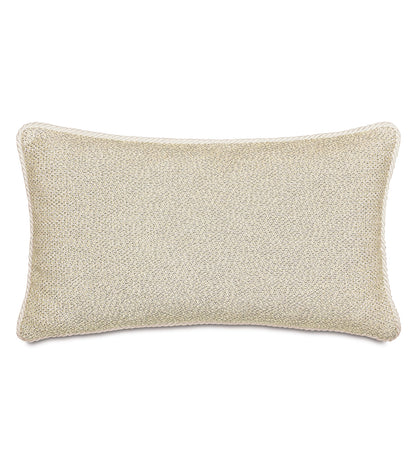 DOWNWIND WOVEN DECORATIVE PILLOW IN CREAM