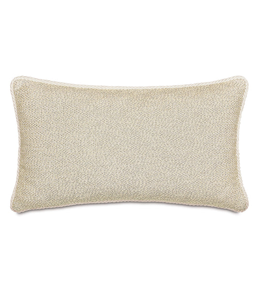 DOWNWIND WOVEN DECORATIVE PILLOW IN CREAM