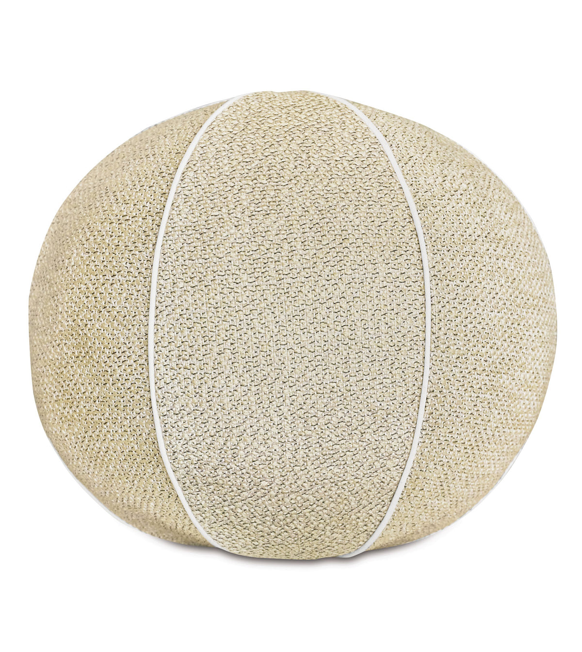 DOWNWIND SPHERICAL DECORATIVE PILLOW IN CREAM
