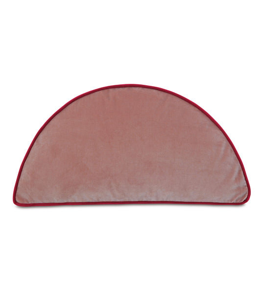 Uma Demilune Decorative Pillow in Pink