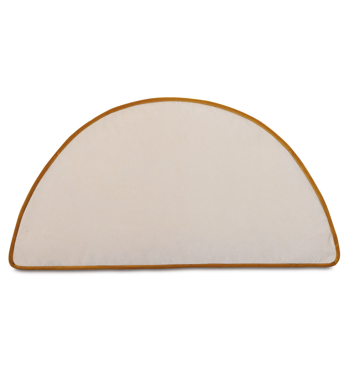 Uma Demilune Decorative Pillow in Ivory