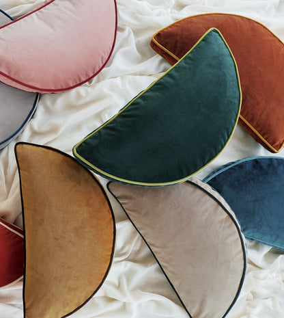 Uma Demilune Decorative Pillow in Orange