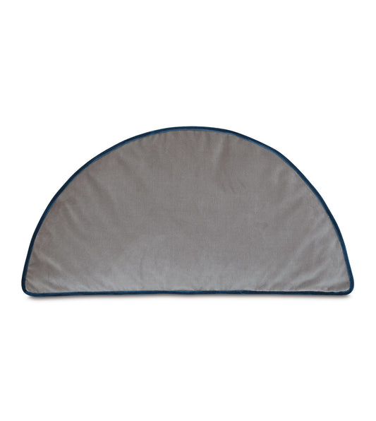 Uma Demilune Decorative Pillow in Gray