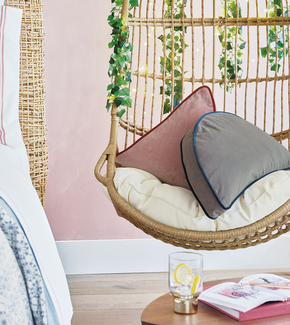Uma Demilune Decorative Pillow in Gray