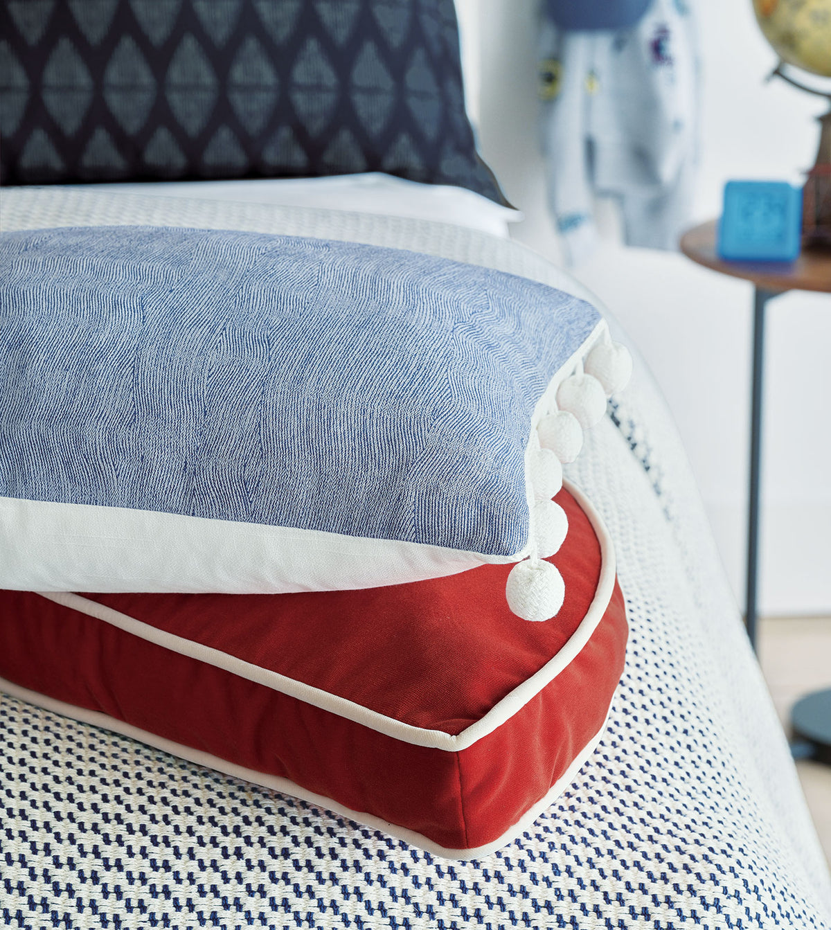 Uma Demilune Decorative Pillow in Rust