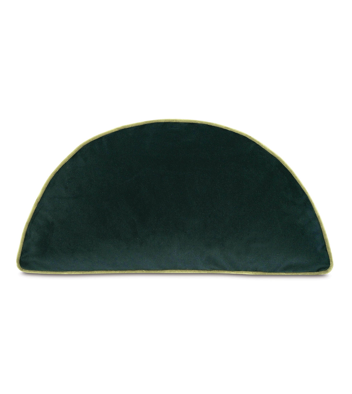 Uma Demilune Decorative Pillow in Emerald