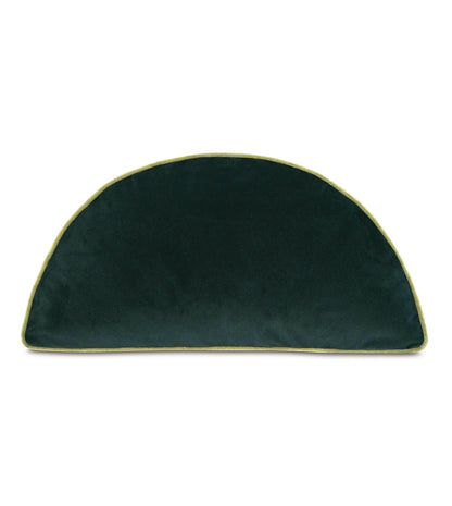 Uma Demilune Decorative Pillow in Emerald