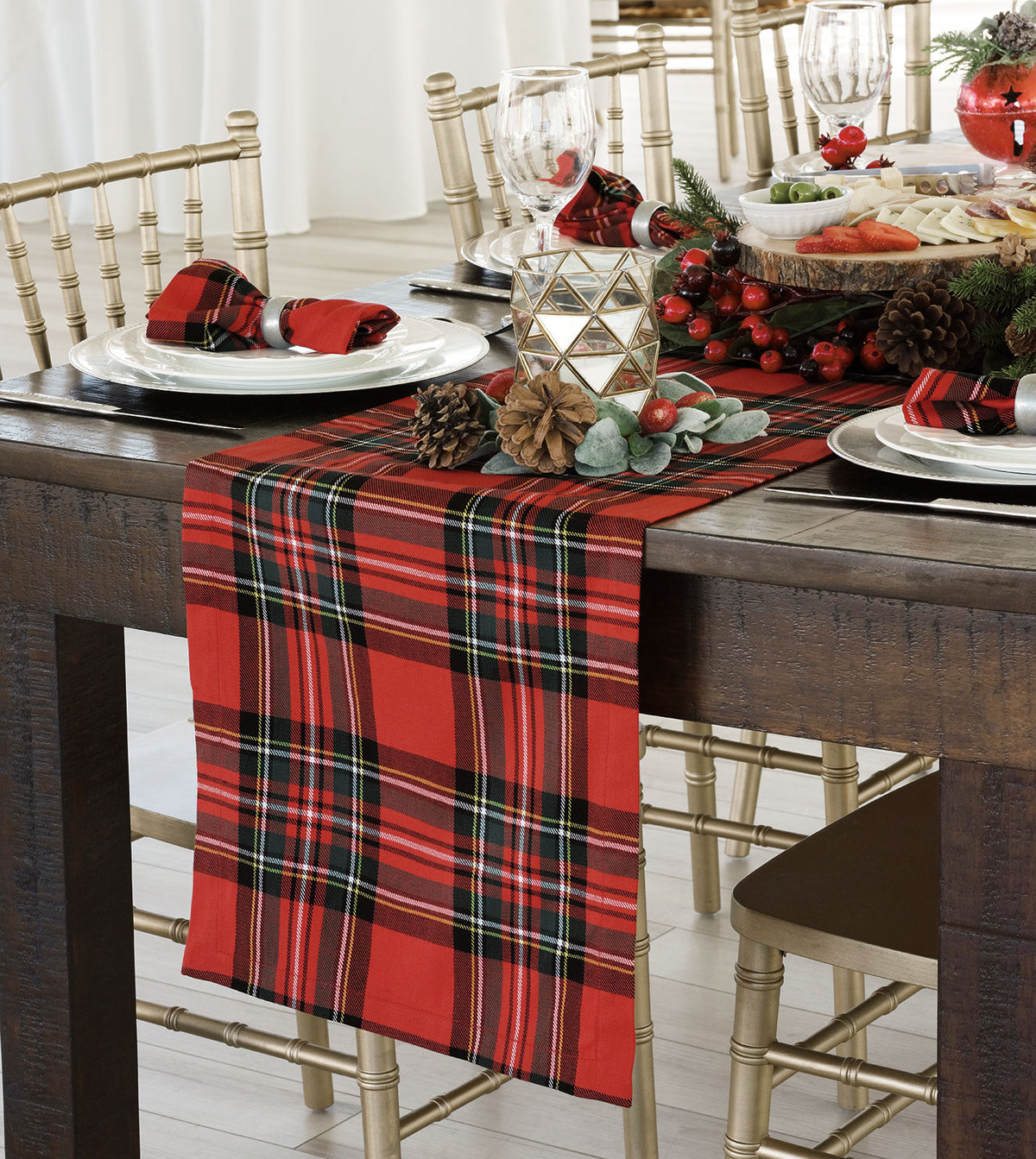 Tenenbaum Plaid Table Runner
