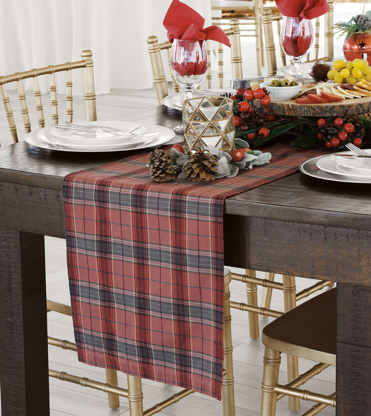 Lennox Plaid Table Runner