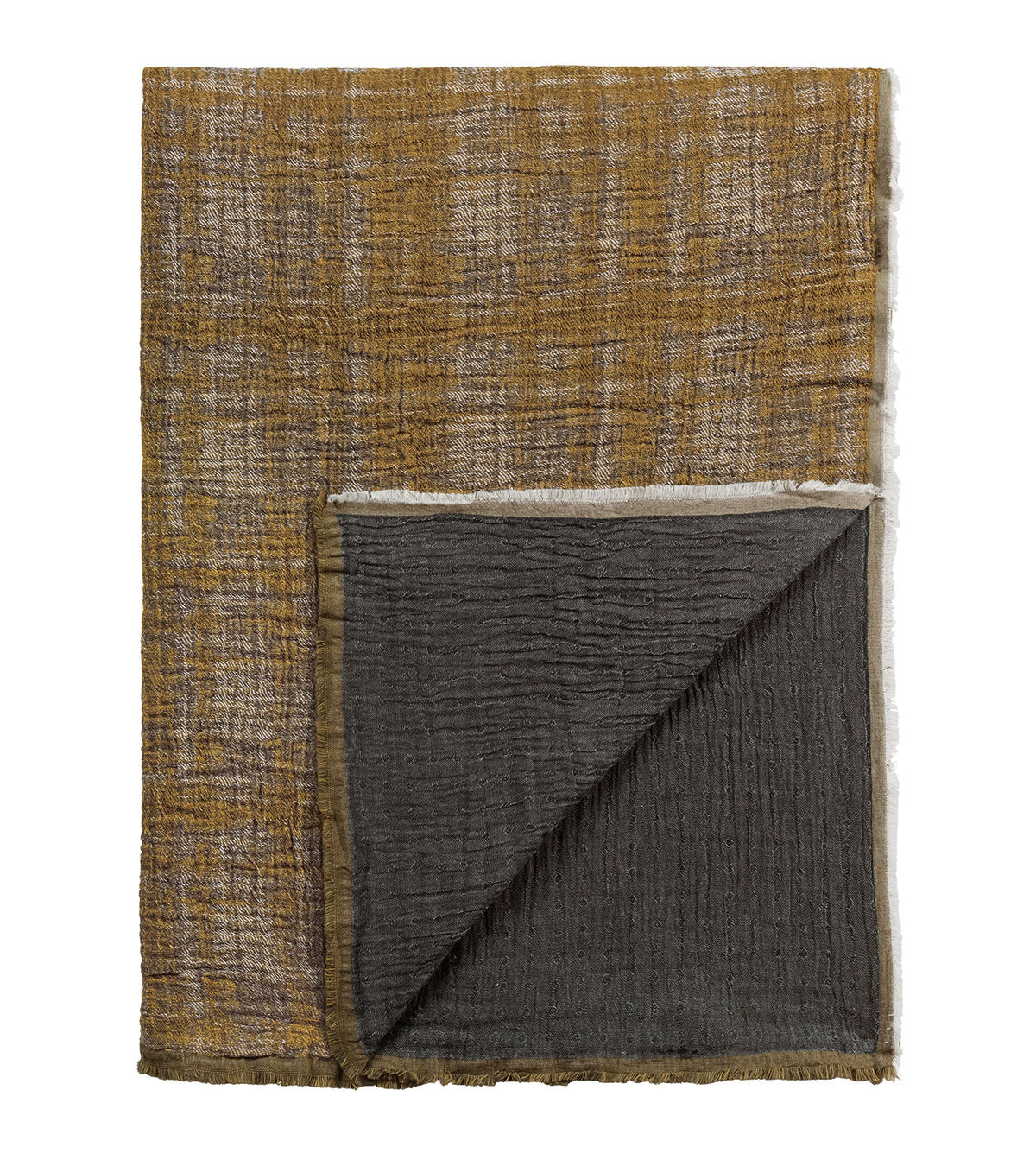 Amalfi Throw in Mustard