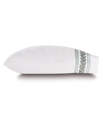 Amberlynn Velvet Leaf Standard Sham (Right)