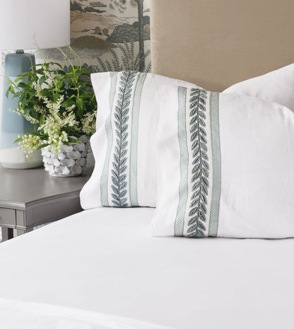 Amberlynn Velvet Leaf Standard Sham (Right)